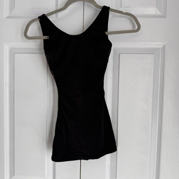 Assets Spanx Tank Top Womens Small Black Cami - Picture 3 of 5